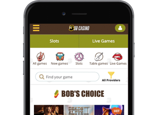 Bob Casino Mobile App